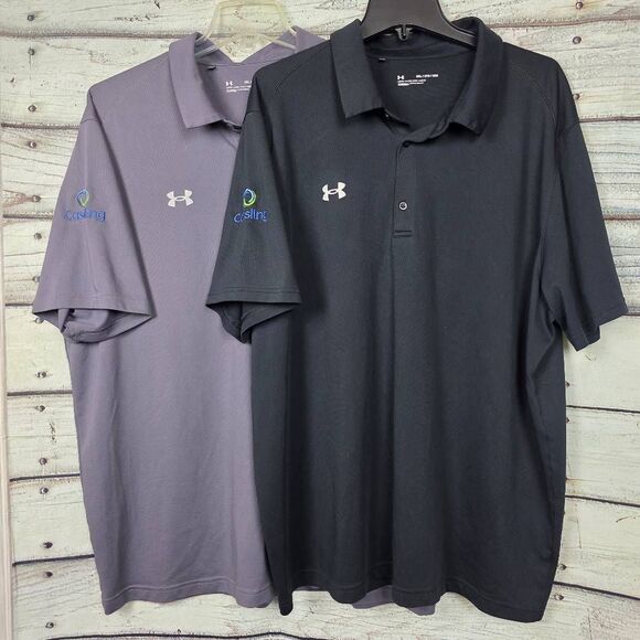 Under Armour Cassling Polo Shirts Lot Men’s 3XL (2) - Picture 2 of 12